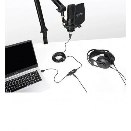 BOYA BY-BCA7 Pro XLR to Lightning & USB-A & Type-C Connectors Microphone Cable