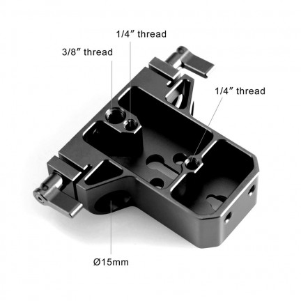 SmallRig Baseplate with Dual 15mm Rod Clamp