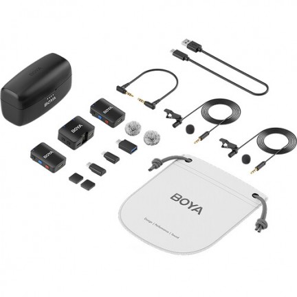 BOYA BOYAMIC 2-Person Wireless Microphone System for Cameras and Mobile Devices