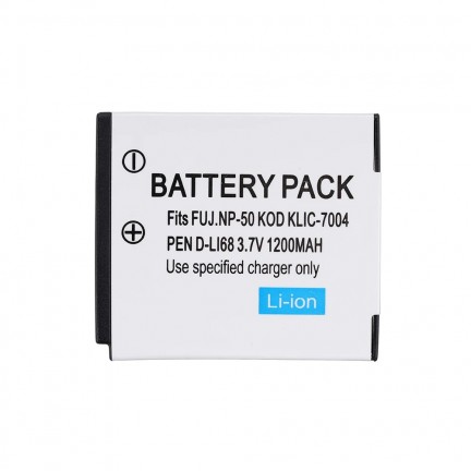 1200mAh Li-ion Battery For FUJIFILM NP-50 FNP50 NP50 KLIC-7004 KLIC-7004 K7004 D-Li68