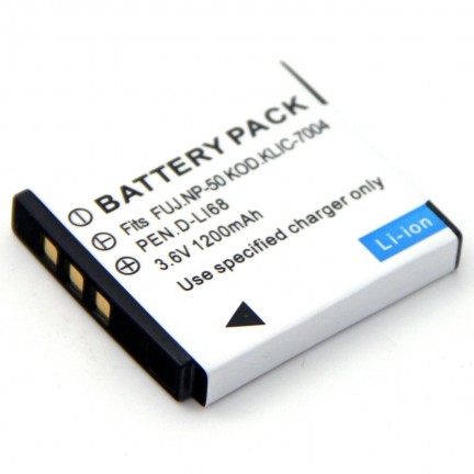 1200mAh Li-ion Battery For FUJIFILM NP-50 FNP50 NP50 KLIC-7004 KLIC-7004 K7004 D-Li68