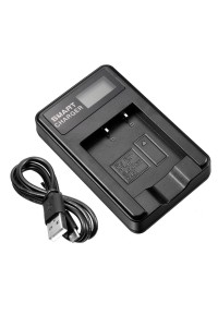 LCD Slim USB Charger for Fujifilm NP-50