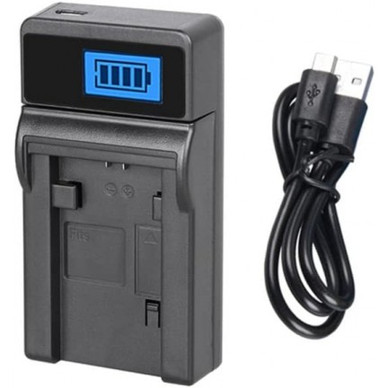 LCD Slim USB Charger for Fujifilm NP-30