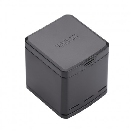 TELESIN 3-Slot USB Battery Charger / Battery Storage Box for GoPro HERO5/6/7/8