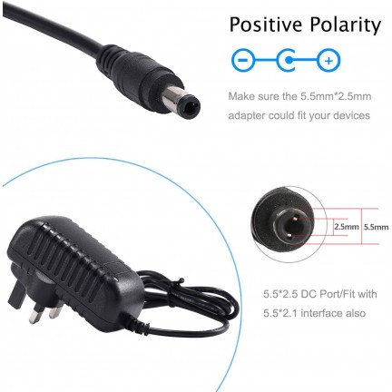 Adapter Power Supply AC DC 7.5V 2AAdapter Power Supply AC DC 7.5V 2A