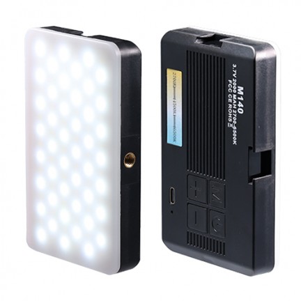 M140 Pocket Fill Light Dimmable 2700-6500k 2000mAh Portable LED Video Light