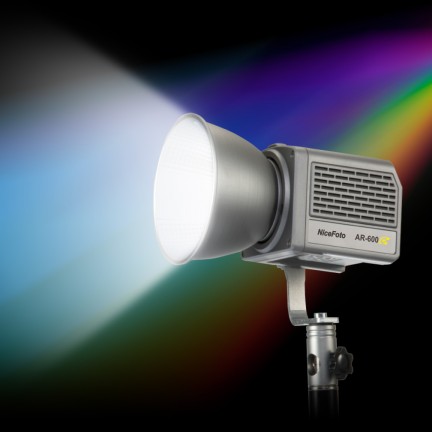 NiceFoto AR-600C RGB Mini Portable LED Video Light Photography Fill Light