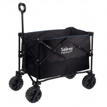 Selens Folding Outdoor Cart Beach Wagon with Big 360 Universal Wheels Storage bags for Photography Camping and Picnic