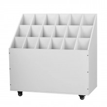 Selens Studio Storage Box for Stand Umbrella Backdrop - White 18 Grids