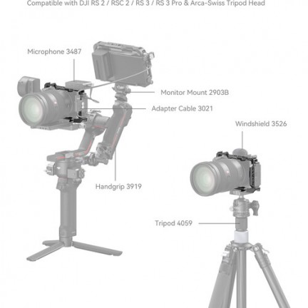 SmallRig Full Camera Cage for Sony ZV-E1