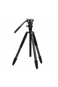 ProVision GOSTEADY 4-Sec Carbon Tripod with Video Head And Monopod