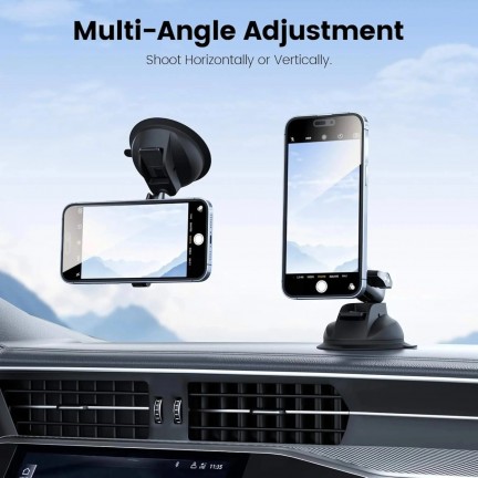 TELESIN Suction Cup Magnetic Phone Mount Holder Smartphone Magsafe