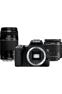 Canon EOS 250D + EF-S 18-55mm f/3.5-5.6 III + EF 75-300mm f/4-5.6 III Double Lens Kit