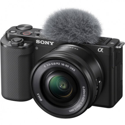 Sony ZV-E10 Mirrorless Camera with 16-50mm and Tamron 24mm f/2.8 Lenses 64GB Memory Card Kit