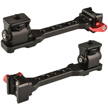 Topcine RS4 Gimbal Monitor Mount RS3 Handle Extension Plate with 1/4" Thread Cold Shoe Mount for Mic Light Compatible