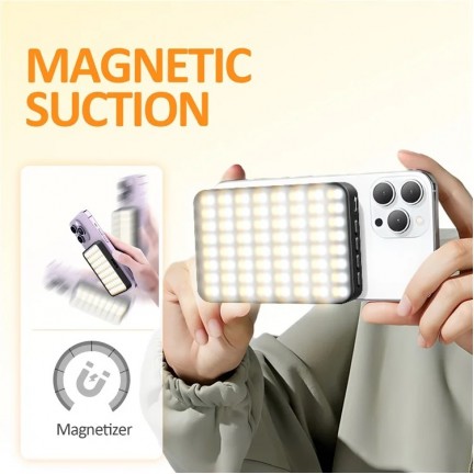 Selfie Light 3 Color Temperature Camera Photography Light Magnetic Phone Fill Light