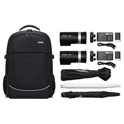 Godox AD300pro 2-Light Kit with Backpack & Octa Softbox