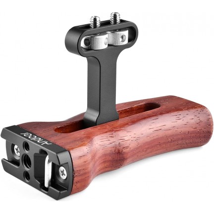 Universal Camera Cage Wooden Handle Left/Right Side Hand Grip