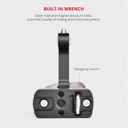 Universal Camera Cage Wooden Handle Left/Right Side Hand Grip