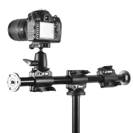 Tripod Boom Cross Arm Camera Extension Arm Steeve --only selling one Cross Arm, others is references