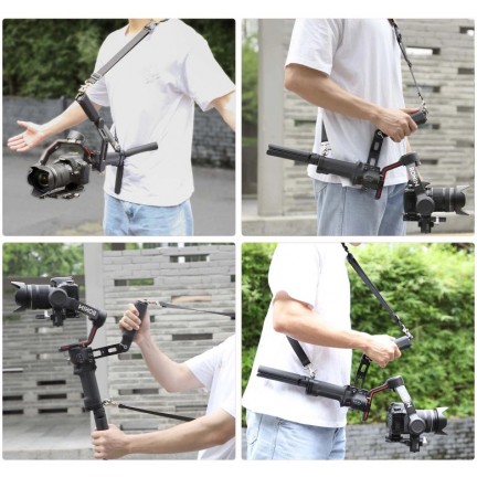 Adjustable Sling Handgrip Gimbal Sling Handle Weight-Reducing Shoulder Strap Stabilizer Belt Neck Lanyard for RS 3/RS 4/RS 4 PRO