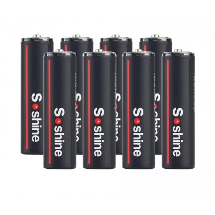 USB Type-C 2600mWh Lithium Battery AA 8Pc Rechargeable Batteries