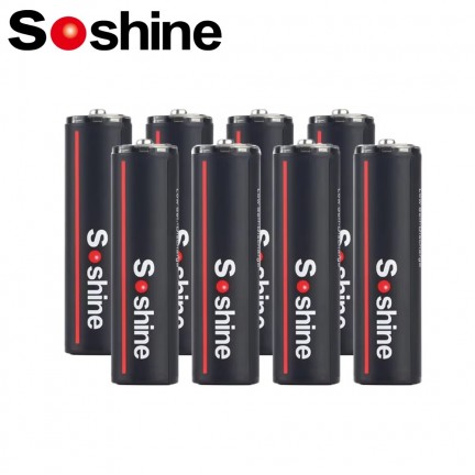 USB Type-C 2600mWh Lithium Battery AA 8Pc Rechargeable Batteries