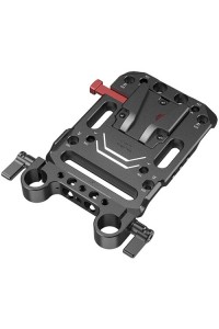 SmallRig V Mount Battery Plate with Dual 15mm Rod Clamp