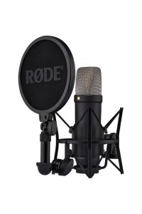 RODE NT1 5th Generation Large-Diaphragm Cardioid Condenser XLR/USB Microphone (Black)