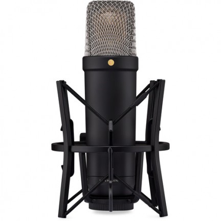 RODE NT1 5th Generation Large-Diaphragm Cardioid Condenser XLR/USB Microphone (Black)