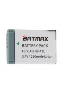 NB-13L for Camera Battery Powershot G1 X Mark II, G5X, G5 X Mark II, G7X, G7X Mark II, G7 X Mark III, G9X, N100, SX620 HS