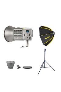 NiceFoto AR-600A Bi-Color Mini Portable LED Video Light With mini-30cm Softbox/Stand