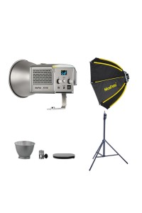 NiceFoto AR-600A Bi-Color Mini Portable LED Video Light With mini-40cm Softbox/Stand