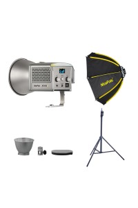 NiceFoto AR-600A Bi-Color Mini Portable LED Video Light With mini-50cm Softbox/Stand