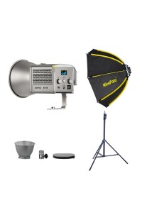 NiceFoto AR-600A Bi-Color Mini Portable LED Video Light With mini-60cm Softbox/Stand