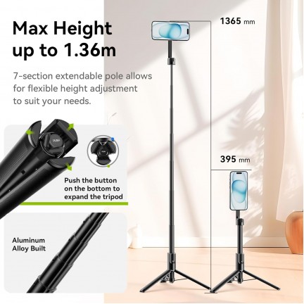 Ulanzi MG-003 Pro Magnetic Phone Selfie Stick Tripod M003