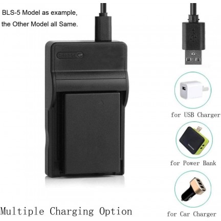 NB-4L Battery Charger for Canon IXUS Digital 30 40 50 55 60 65 80 IS 100 I20 110 115 120 130 117 220 225 230 255 HS NB-6L NB-8L