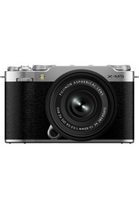 FUJIFILM X-M5 Mirrorless Camera with XC 15-45mm f/3.5-5.6 Lens (Silver)