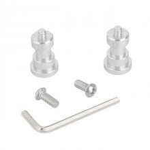 CAMVATE 1/4"-20 Male To M6 Female Thread Screw Adapter For Wall Mount Support Accessories (2 Pieces)