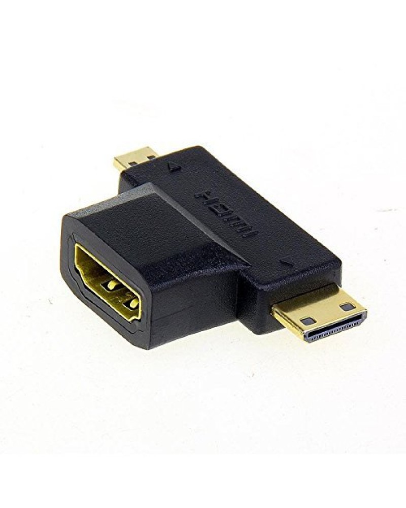 Seadream Micro HDMI Type D Male to Mini HDMI Type C Male Connector Adapter  Cable Cord (1Feet 1Pack)