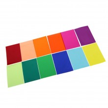 Transparent Color Gel Filter Lighting Film Sheet 12 Color